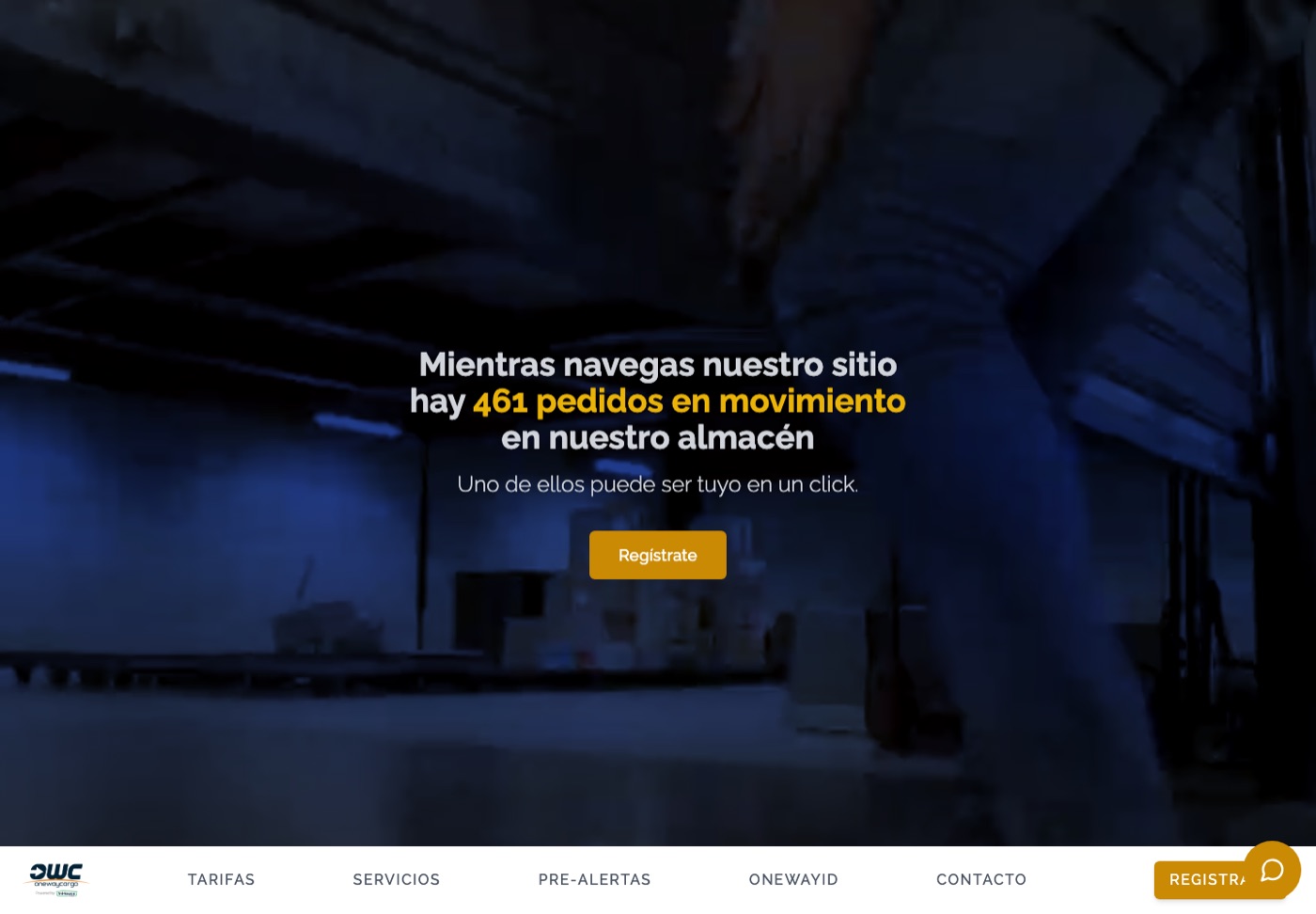 One Way Cargo website built by Gauztech